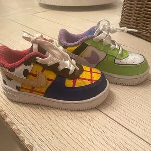 Toddler 7C custom toy story Air Force 1s